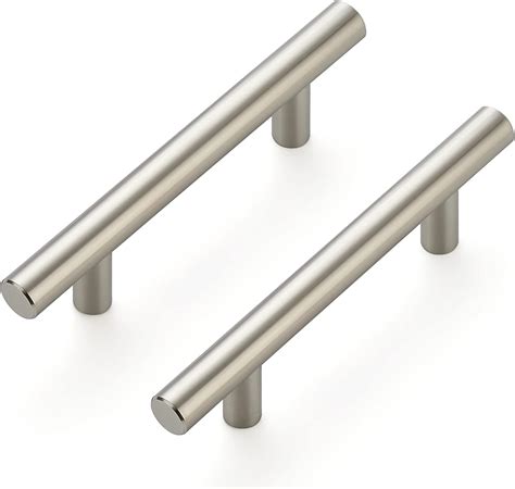 brushed stainless steel cabinet hardware|stainless steel knobs and handles.